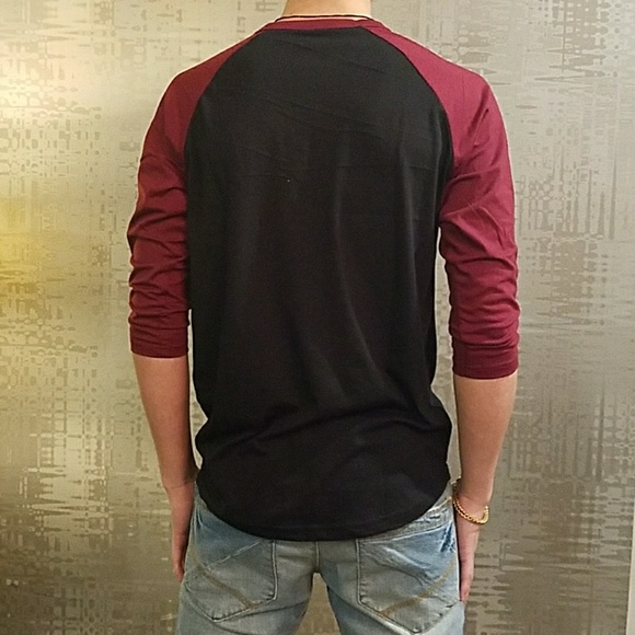 NEW Men's 3/4 Raglan Tee - Picture 4 of 5